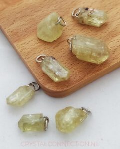 Apatiet hanger geel kristal