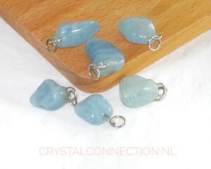 Aquamarijn hanger A-kwaliteit