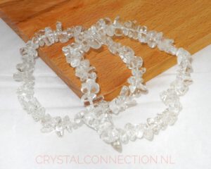 Bergkristal armband split