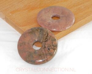 Rhodoniet donut 4 cm.