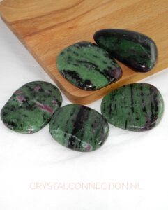 Zoïsiet-Robijn schijfstenen