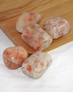 Zonnesteen trommelsteen standaard