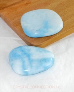 Aragoniet met hemimorfiet schijfsteen