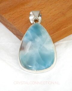 Larimar zilveren hanger