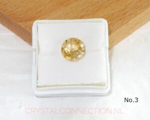 Citrien facet geslepen karaat