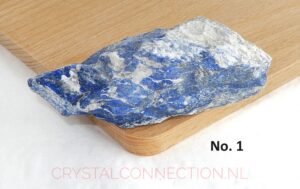 Lapis lazuli met calciet ruw