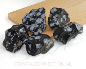 Sneeuwvlok obsidiaan ruw