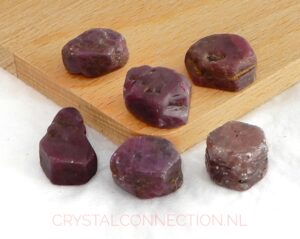 Robijn geslepen plakje